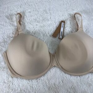 SKIMS Women's Fits Everybody T Shirt Bra Nude Seamless Underwire‎ 32DDDD NWT